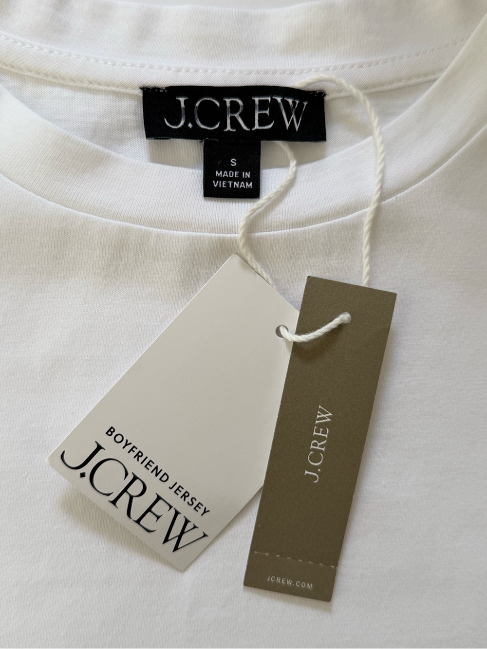 J. Crew Boyfriend Jersey Relaxed Long-Sleeve T-Shirt with Grommets - Picture 7 of 7